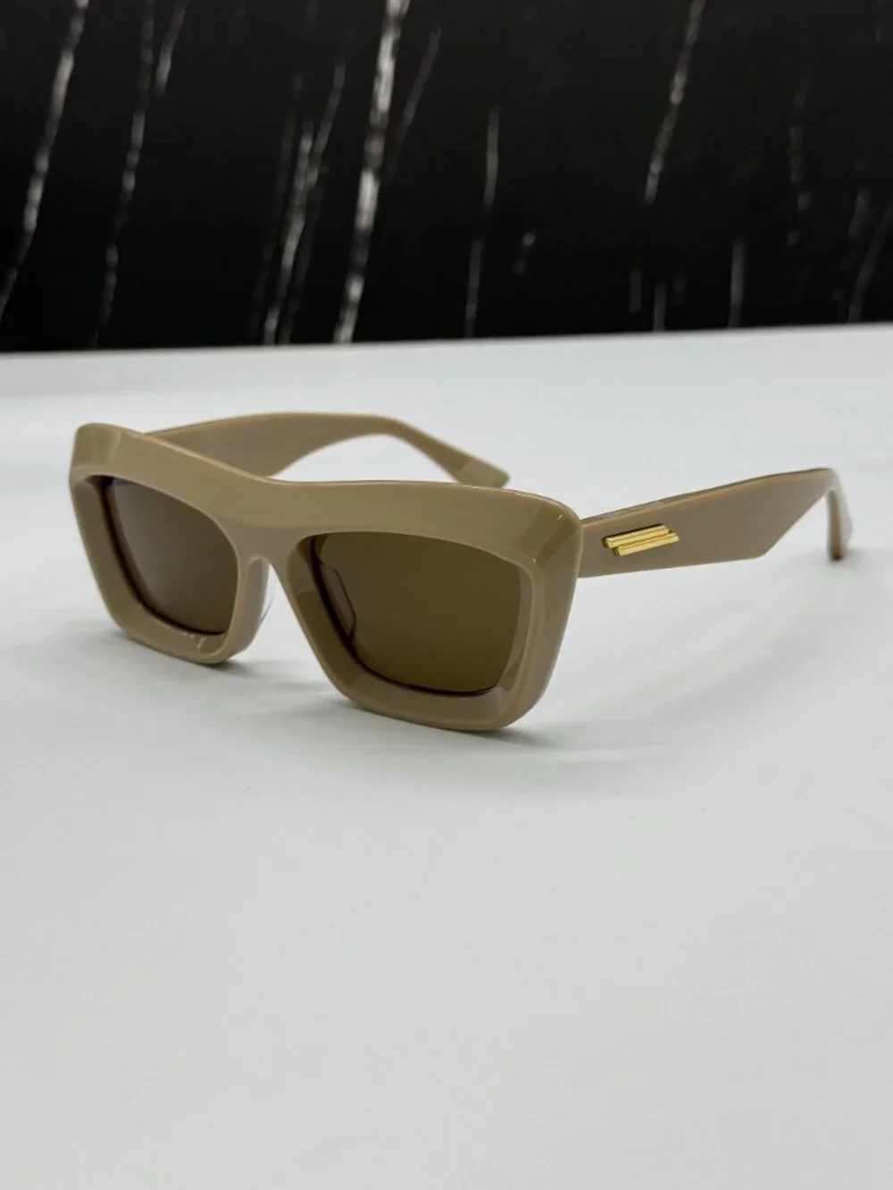 NEW BOTTEGA VENETA BV1283S 003 WOMEN BROWN SUNGLASSES